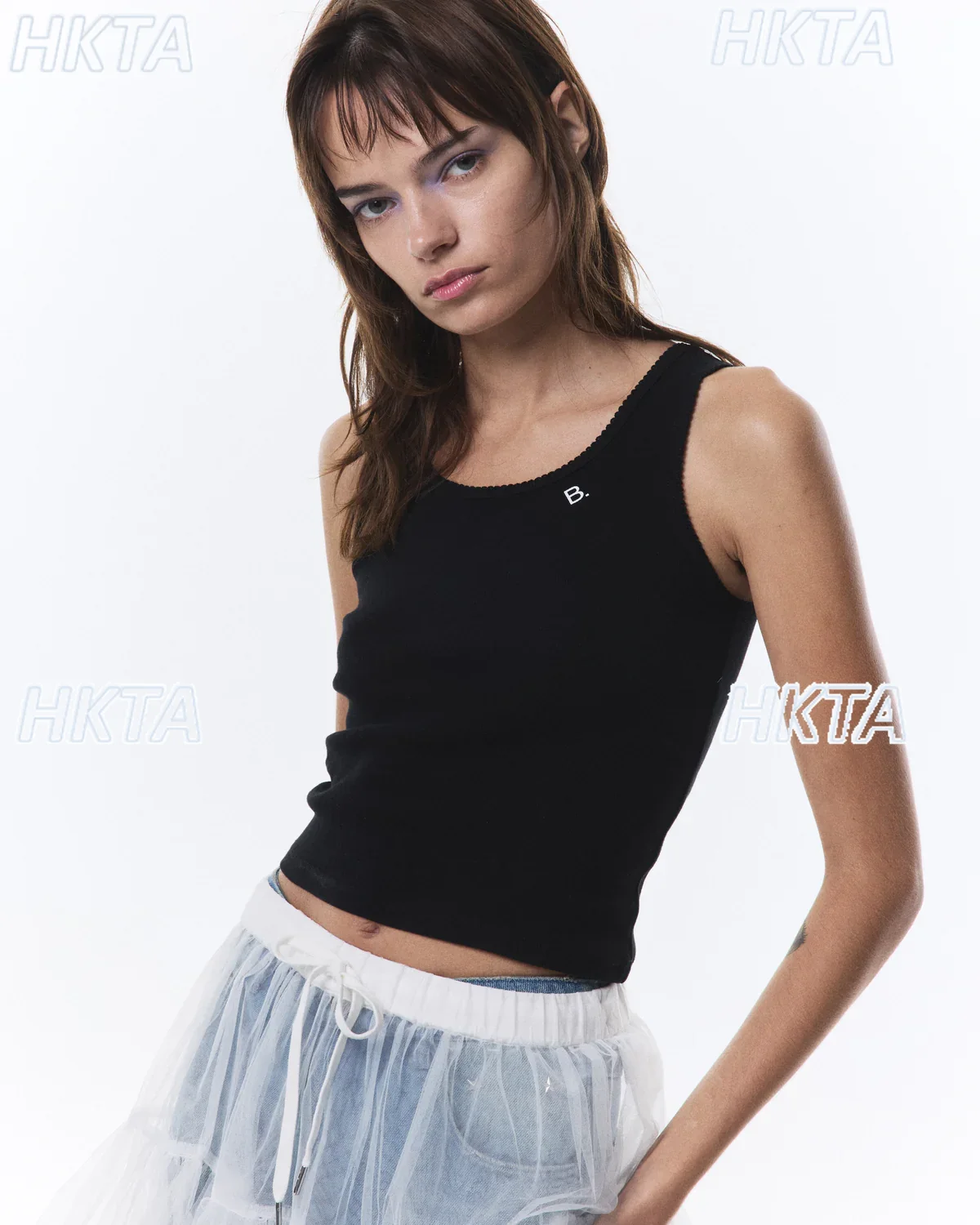 Knitted Vest Women - Original Japanischer Stil Bestickte Buchstaben-Weste Elegante