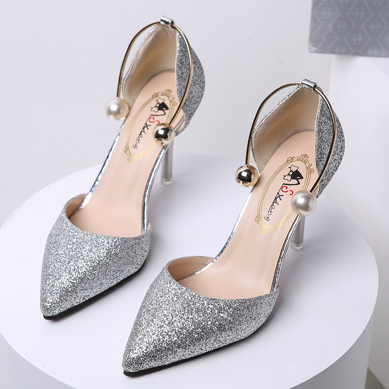 Women Fashion Korean - Frühlings- und Sommer-Sandalen mit dünnem Absatz