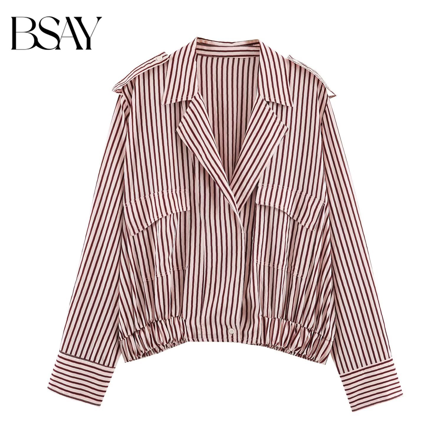 Women'S Fashion Utility Jacket - BSAY 2026 Herbst Neue Amerikanische Vintage