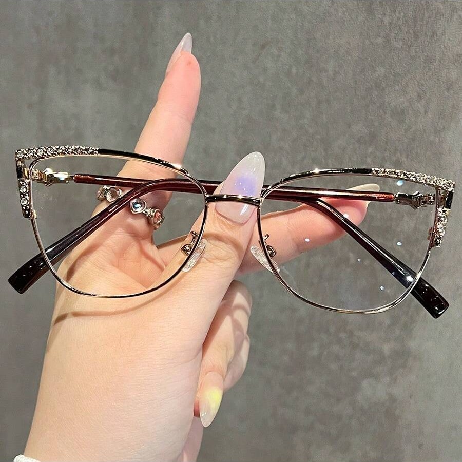 Women'S Fashion Glasses Non Prescription - 1 Stück Damen Modische Brille ohne
