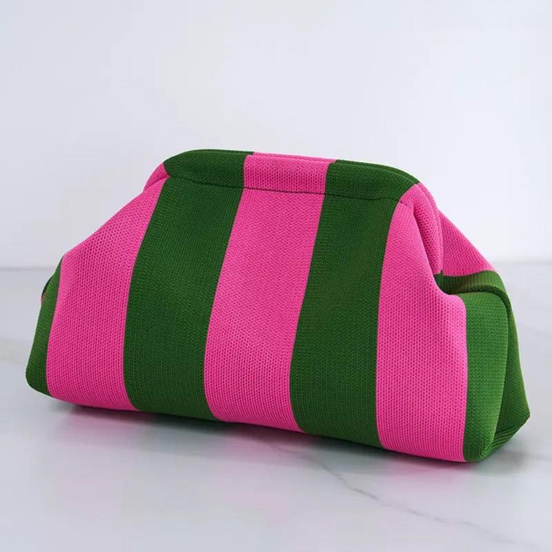 Women Fashion Designer - Damen-Häkel-Clutch – Leichte, gewebte Tasche im