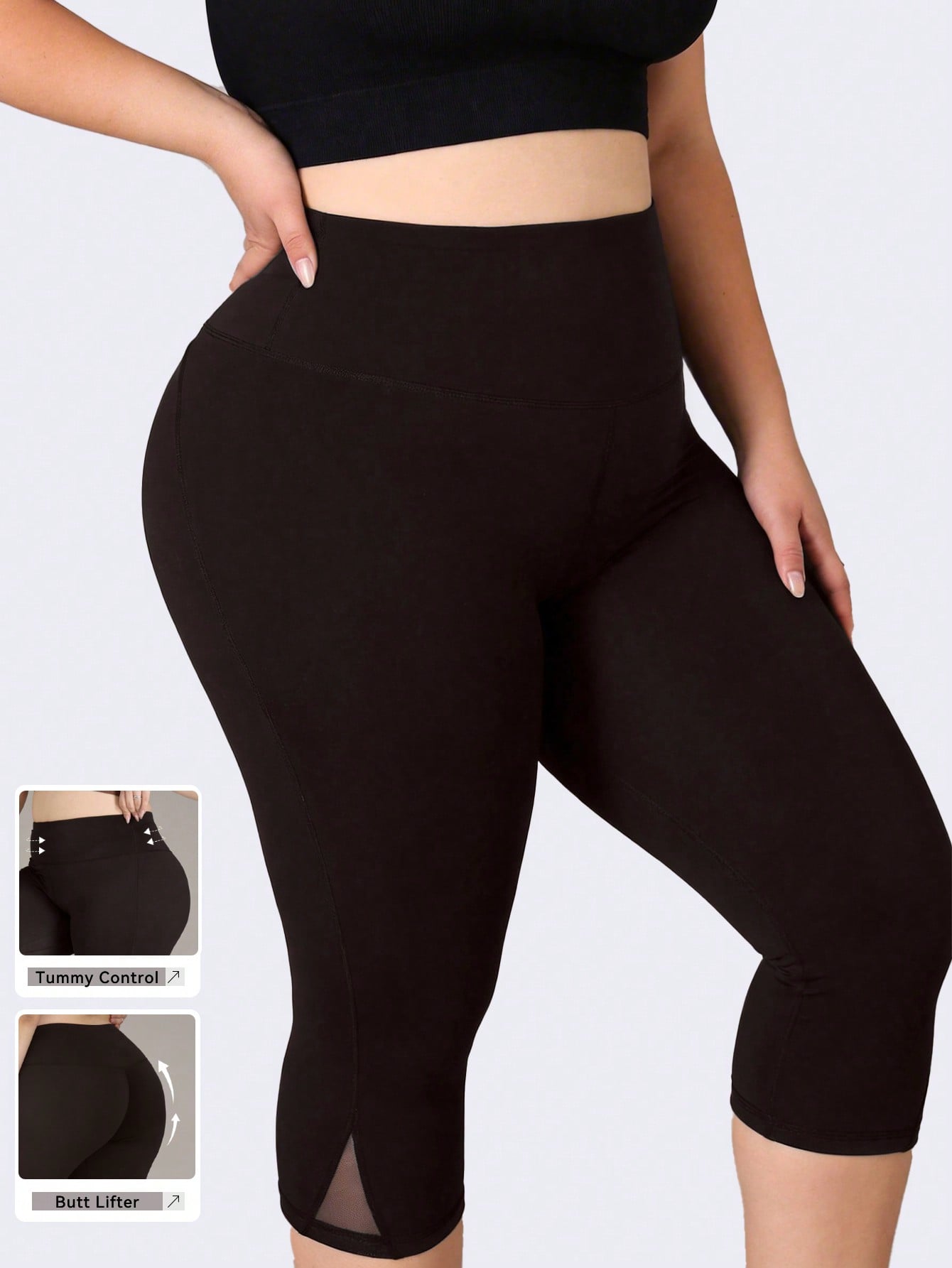 High Waist Leggings - Damen-Gym-Leggings in großen Größen – Yoga-Hosen