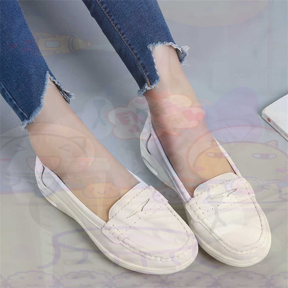 Women Fashion Brand Name Ideas - Weiche Slip-on Damen Große Größe Schuhe