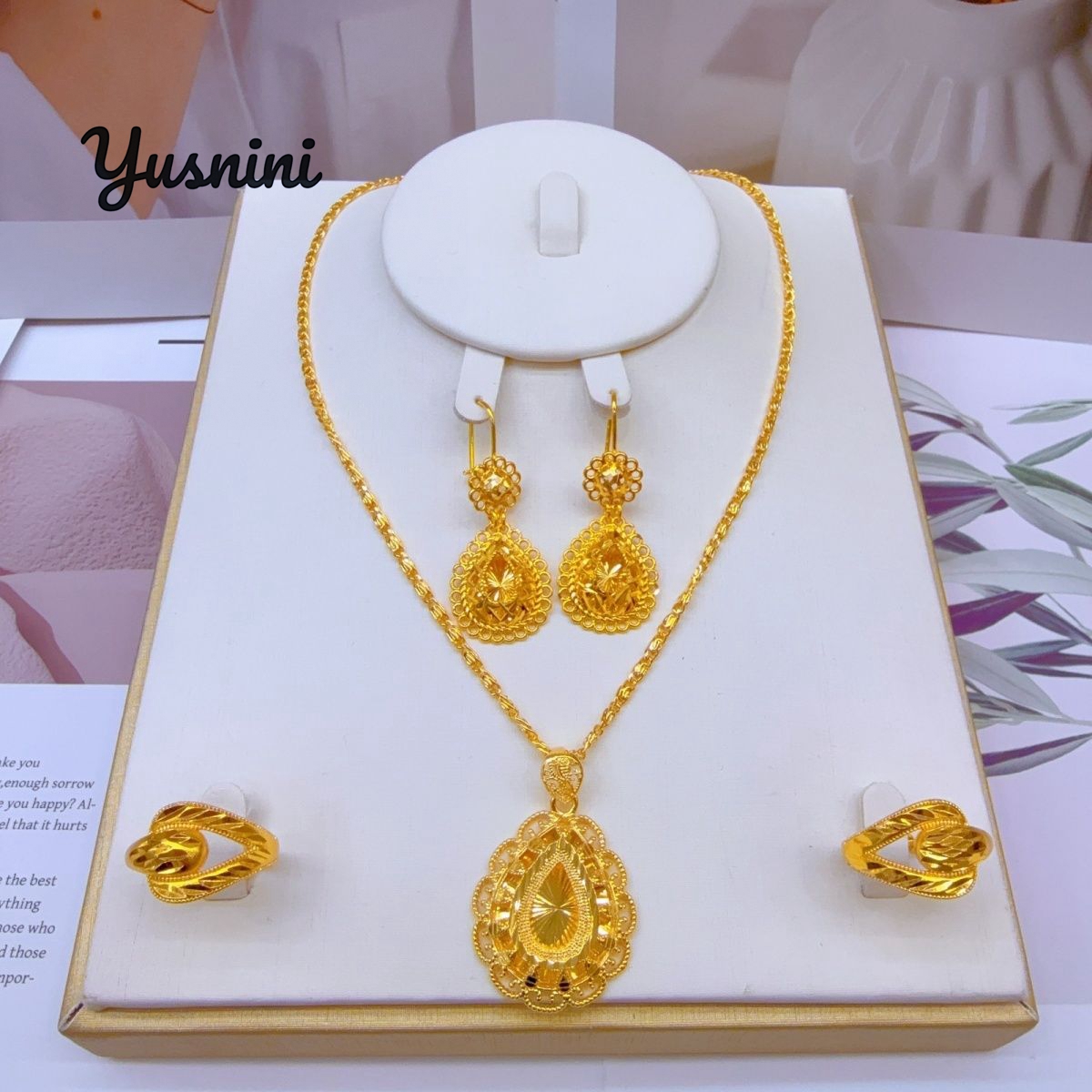 Women'S Fashion Rings Gold - Mode europäischen Dubai 24K vergoldet individuelle