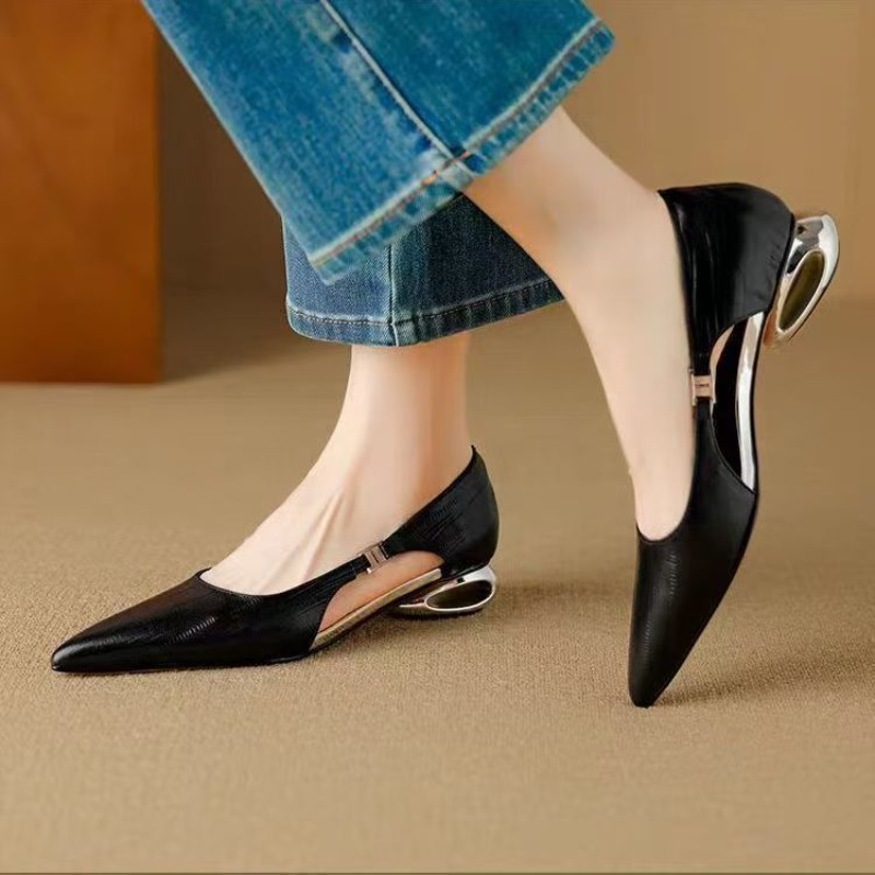 Women'S Fashion Brands - Neue Sommer-Klassiker Einfarbige Damen-High-Heels Modische Markendesigner-Sandalen