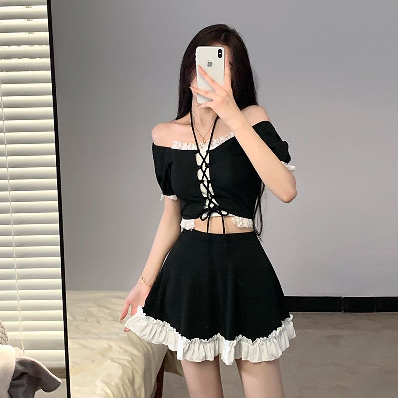 Instagram-Style Zweiteiliger B – Women Fashion Korean Bewertung und Preis