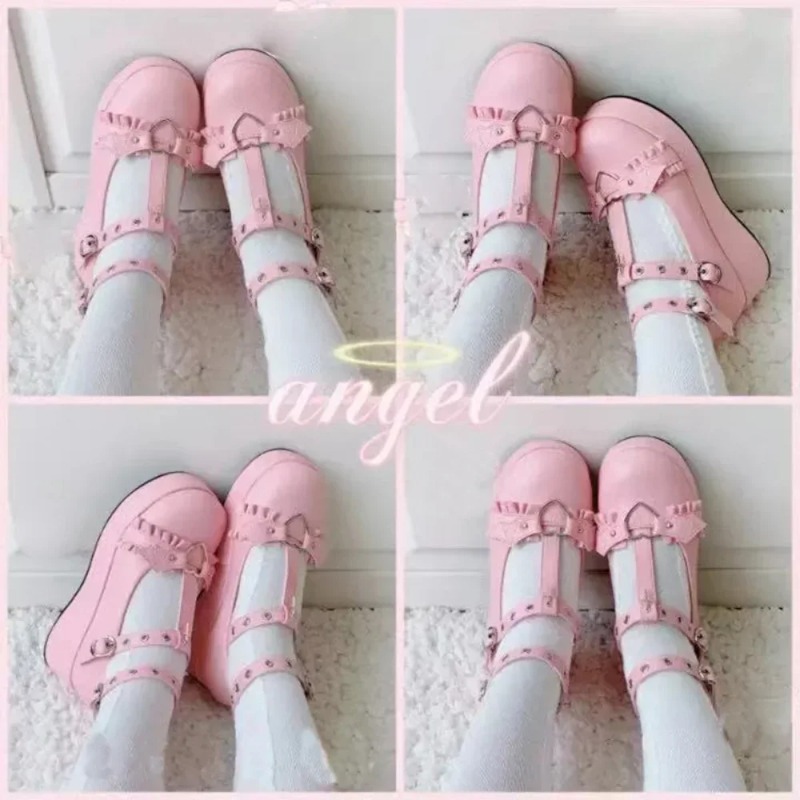 Neue Sweet Heart Buckle Wedges – Women Fashion Store Bewertung und Preis