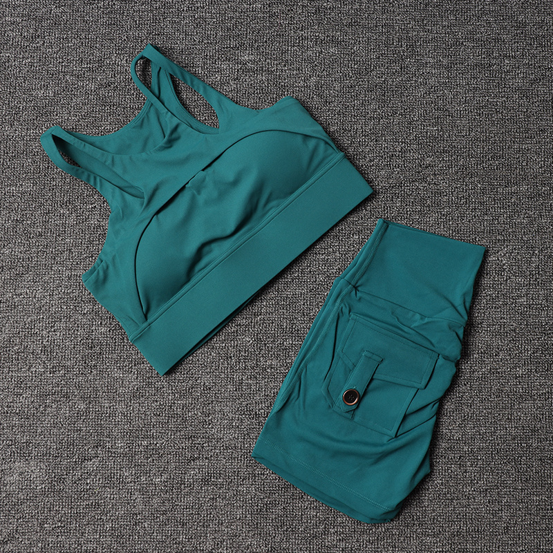 Fitness Shorts Yoga Sets fraue – High Waist Leggings Bewertung und Preis