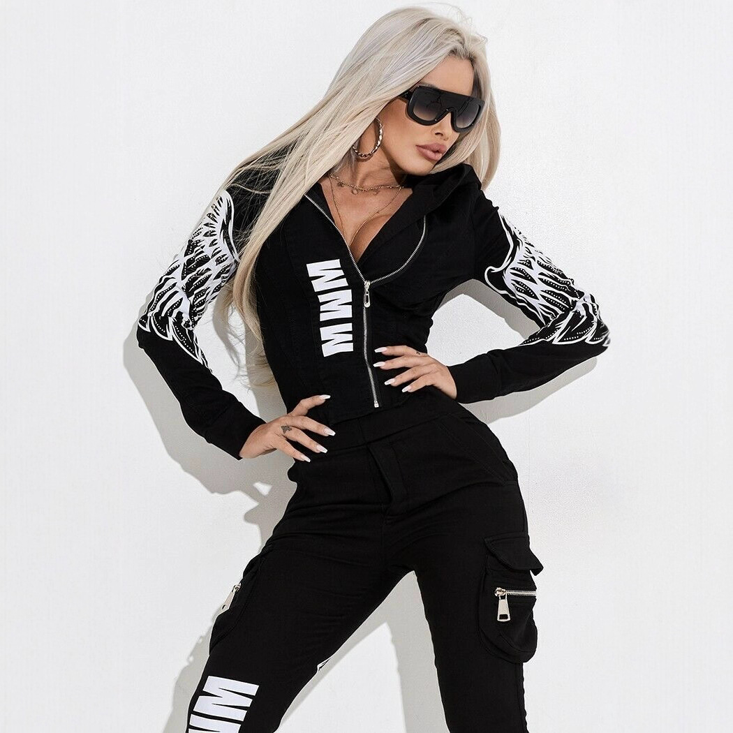 Modischer Trainingsanzug für D – Women'S Fashion Zip Hoodie Bewertung und Preis