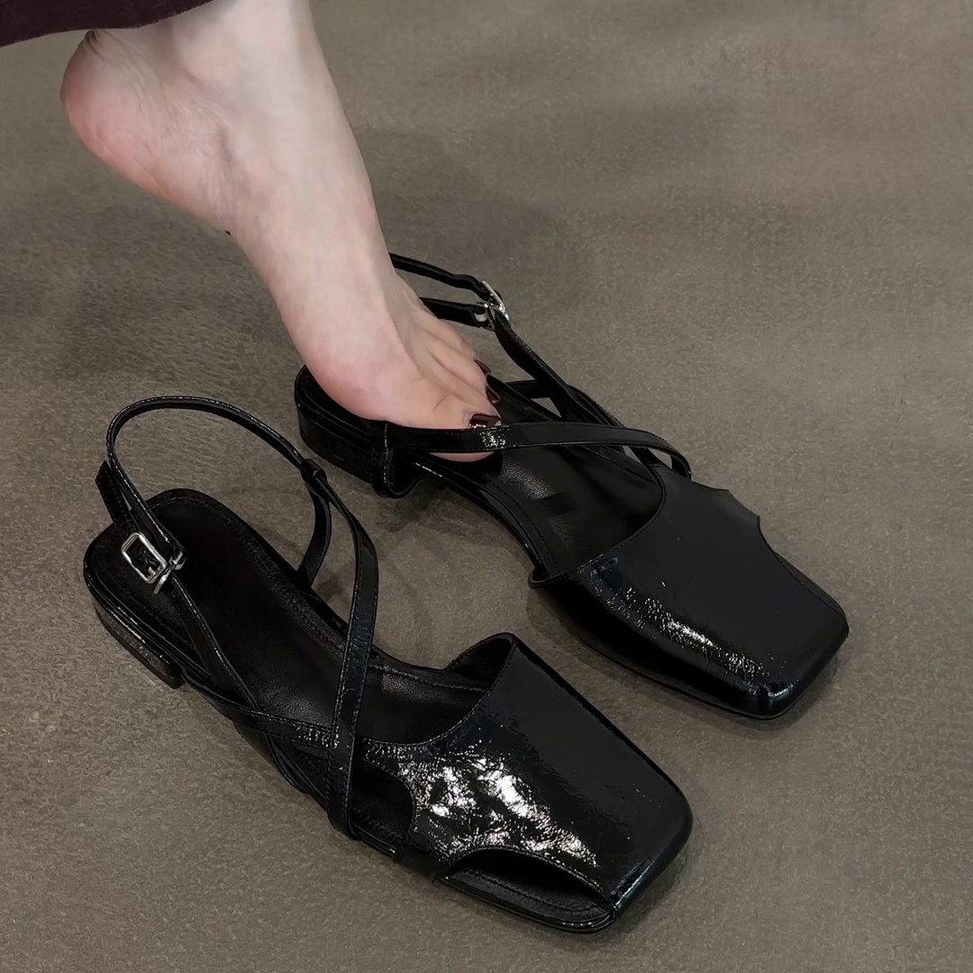Modische Lackleder-Sandalen mi – Women Fashion Korean Bewertung und Preis