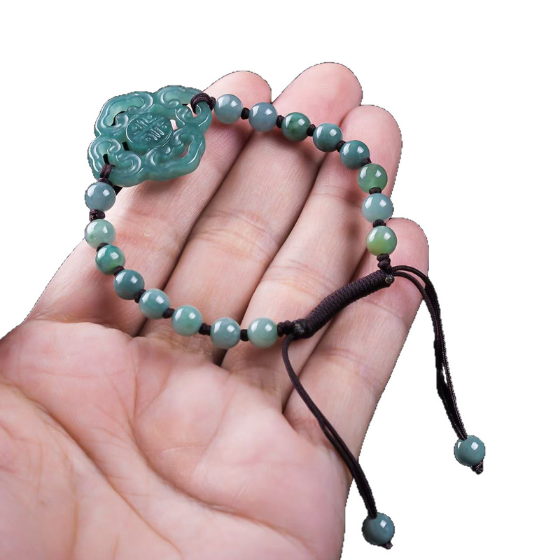 Natürliches Jadeit-Armband der – Women Fashion Designer Bewertung und Preis
