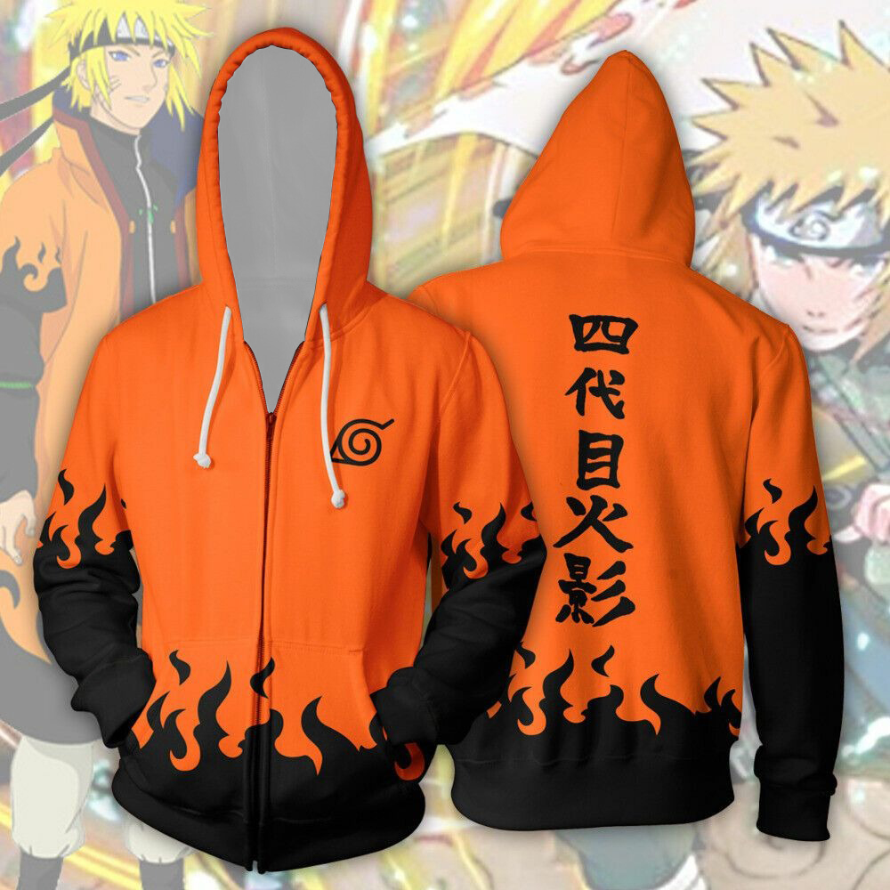Naruto 4th Hokage Minato Anime – Women'S Fashion Zip Hoodie Bewertung und Preis