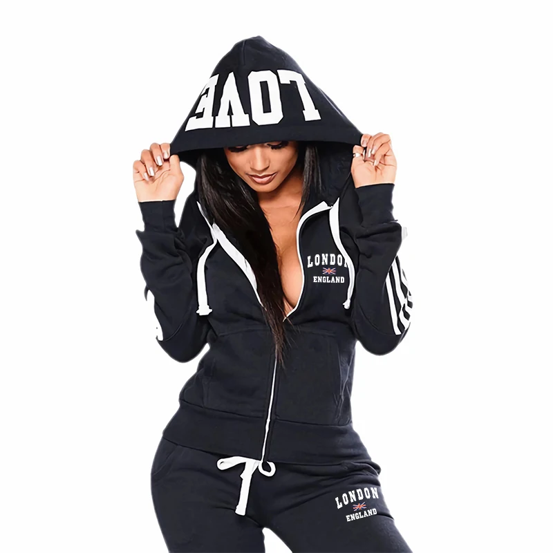 Sport, lässig, täglich, hochwe – Women'S Fashion Zip Hoodie Bewertung und Preis