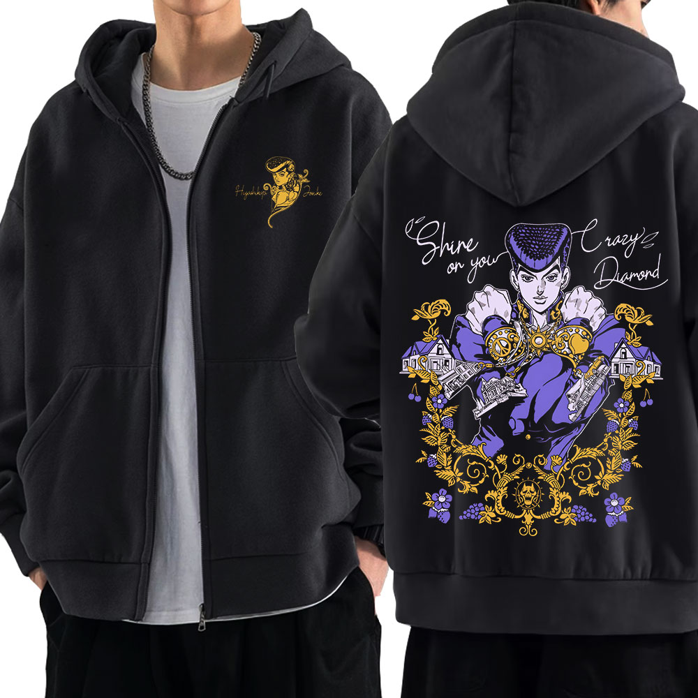 Anime Jojo Bizarre Adventure Z – Women'S Fashion Zip Hoodie Bewertung und Preis