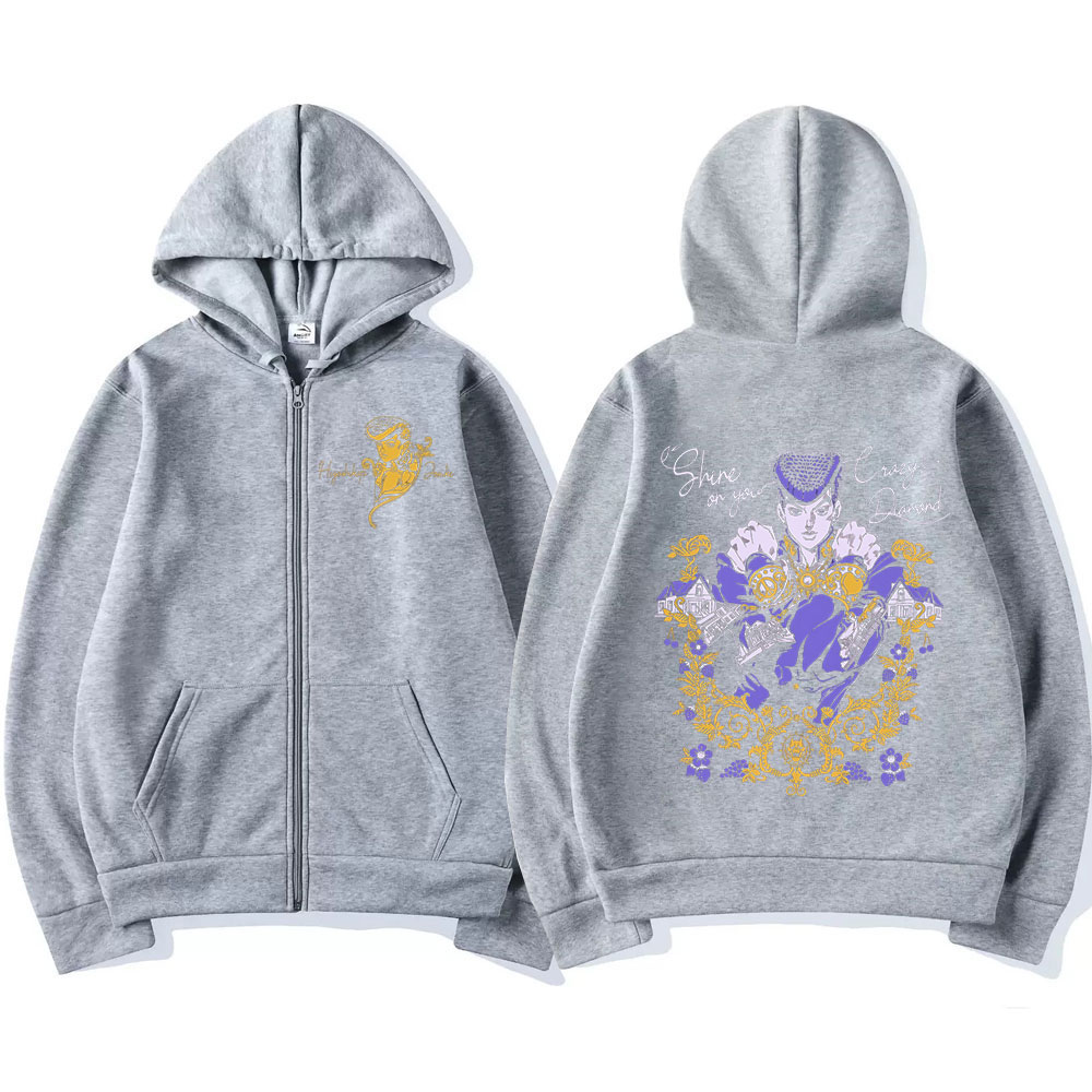 Anime Jojo Bizarre Adventure Z – Women'S Fashion Zip Hoodie Bewertung und Preis
