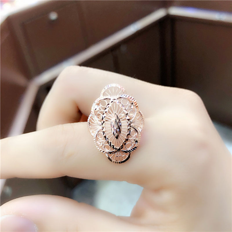 Eleganter Luxus 585 Goldring f – Women'S Fashion Rings Gold Bewertung und Preis