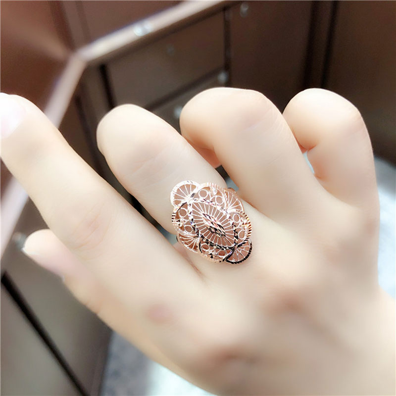 Eleganter Luxus 585 Goldring f – Women'S Fashion Rings Gold Bewertung und Preis