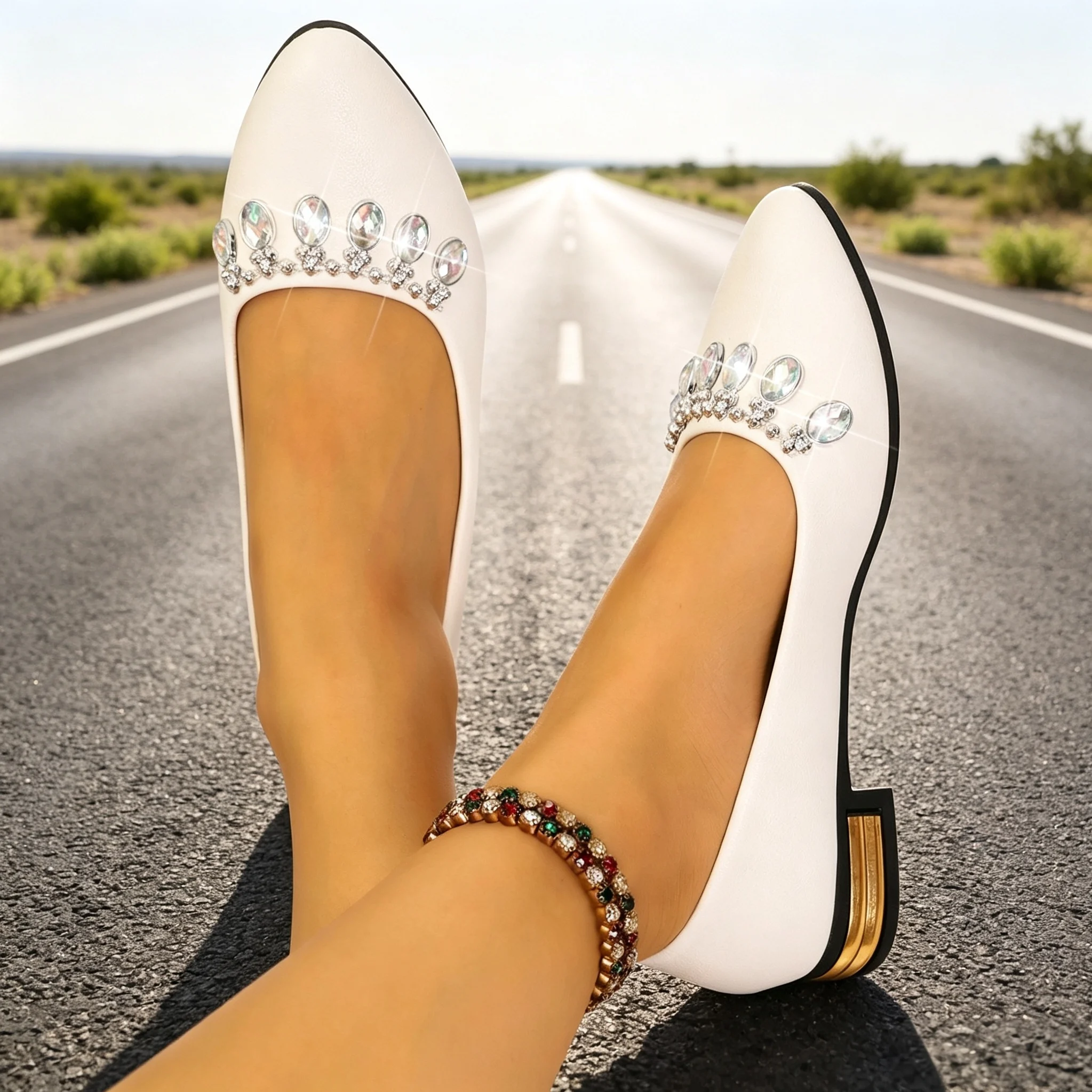 Damen Flache Schuhe mit Spitze – Women Fashion Store Bewertung und Preis