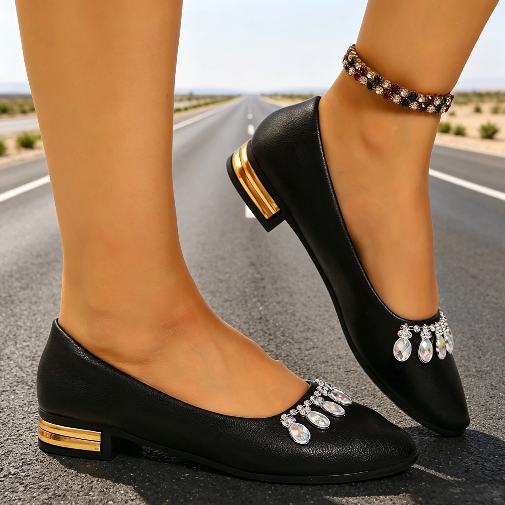 Damen Flache Schuhe mit Spitze – Women Fashion Store Bewertung und Preis