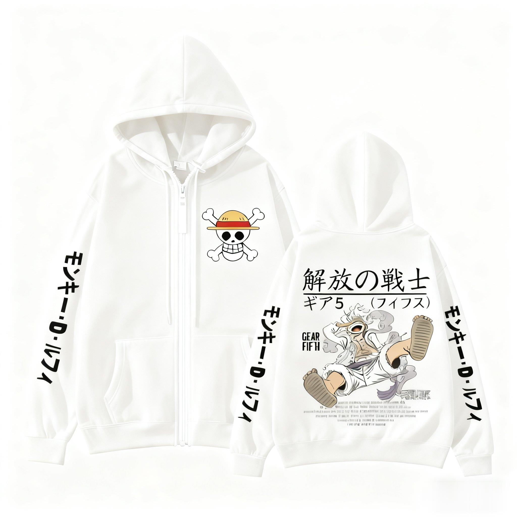 Monkey D. Ruffy Gear 5 One Pie – Women'S Fashion Zip Hoodie Bewertung und Preis