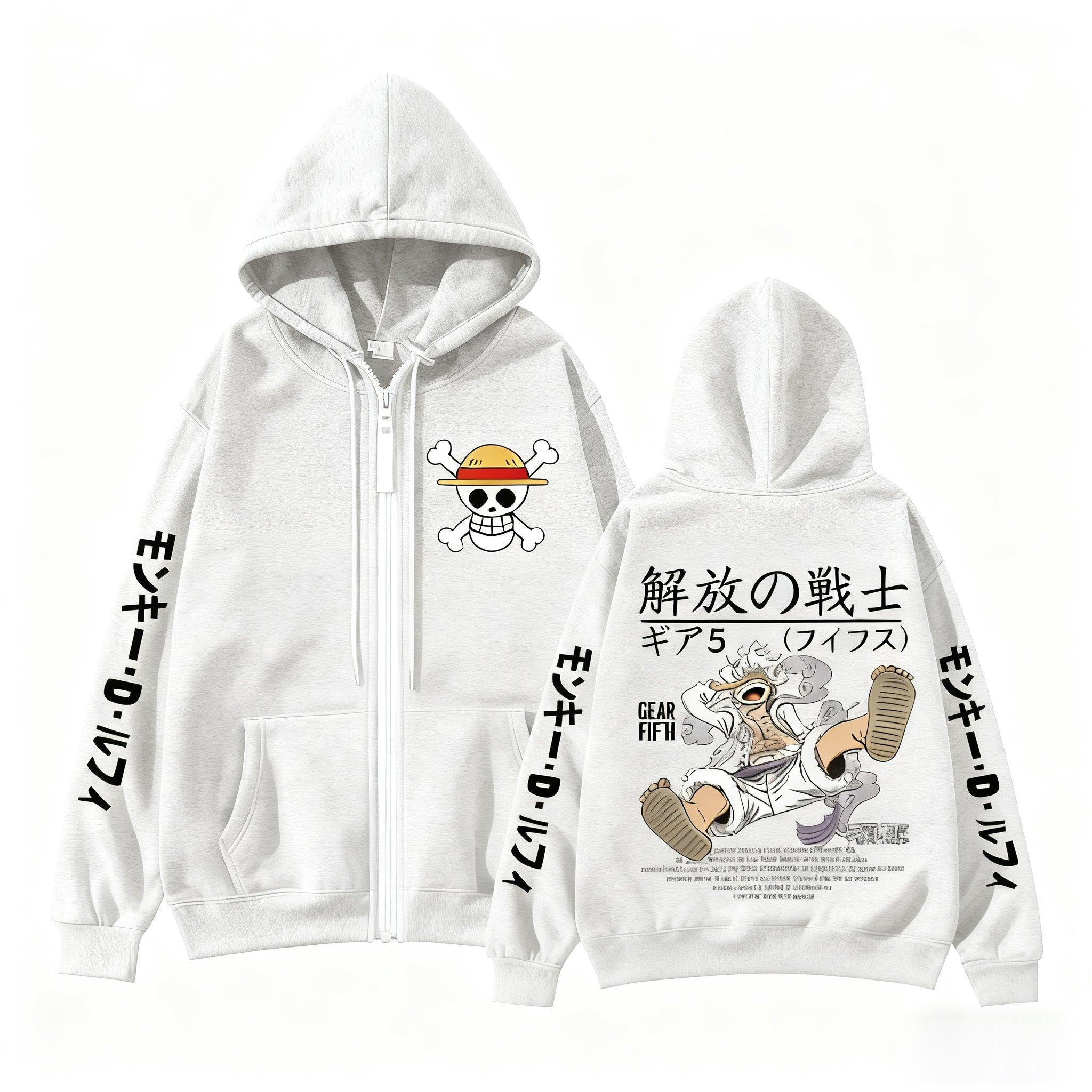 Monkey D. Ruffy Gear 5 One Pie – Women'S Fashion Zip Hoodie Bewertung und Preis