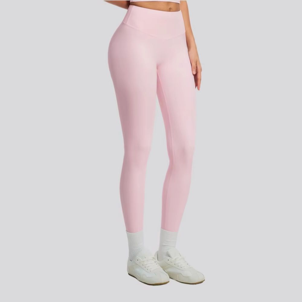 Einfarbige Yoga-Hose für Damen – High Waist Leggings Bewertung und Preis