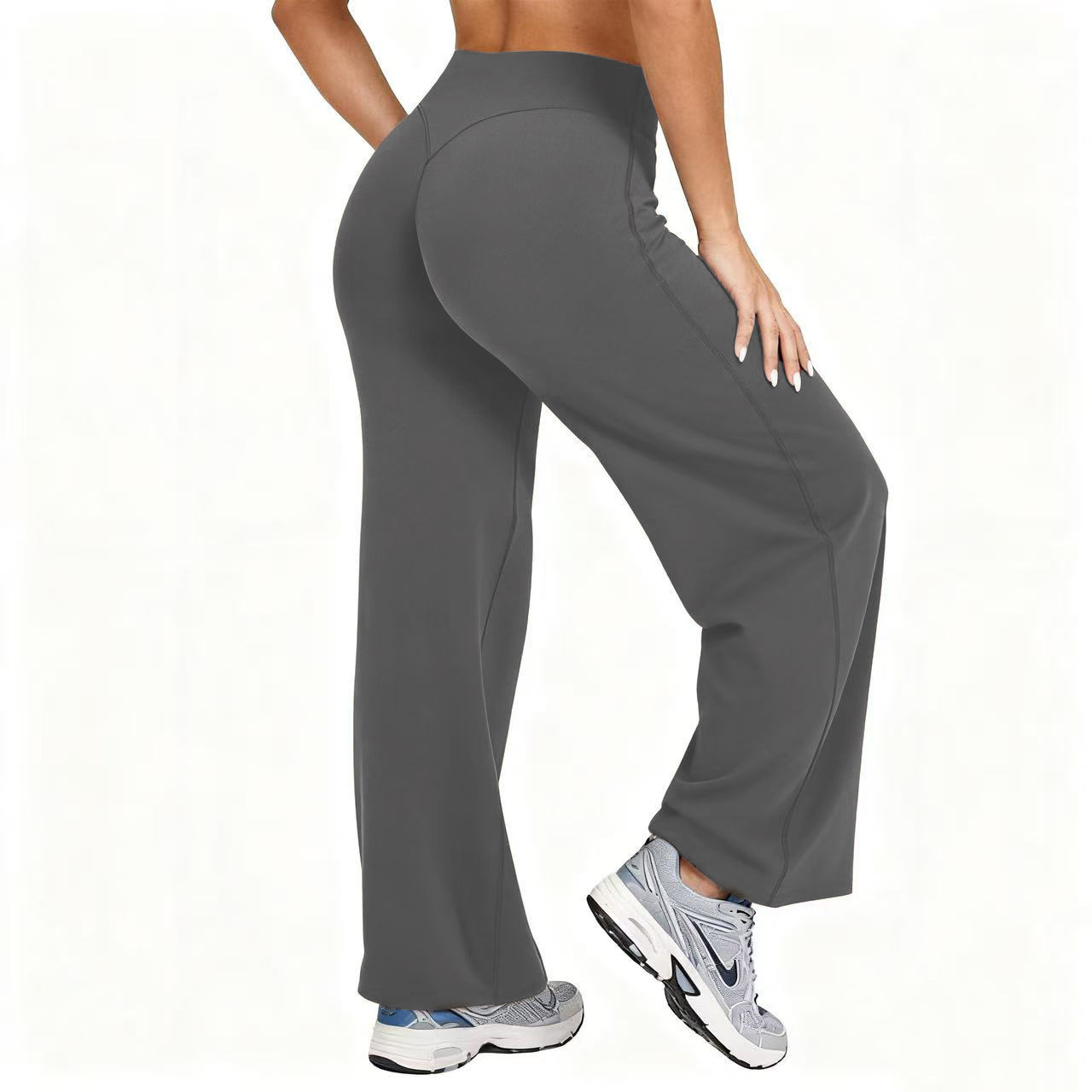 Damen Plus Size Yoga Weitbein- – High Waist Leggings Bewertung und Preis