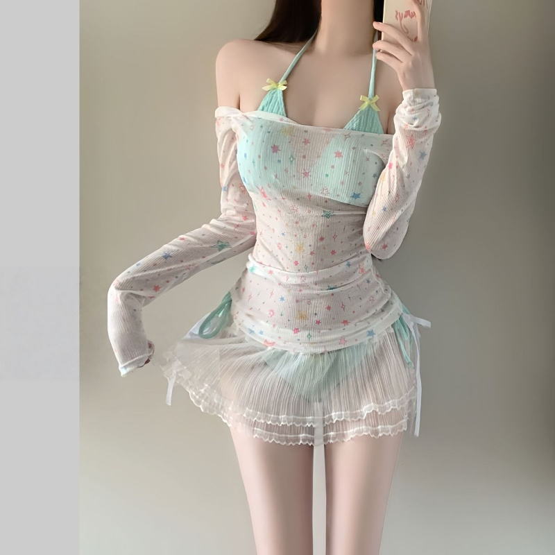 2026 Sommer Damen Langarm-Biki – Women Fashion Korean Bewertung und Preis