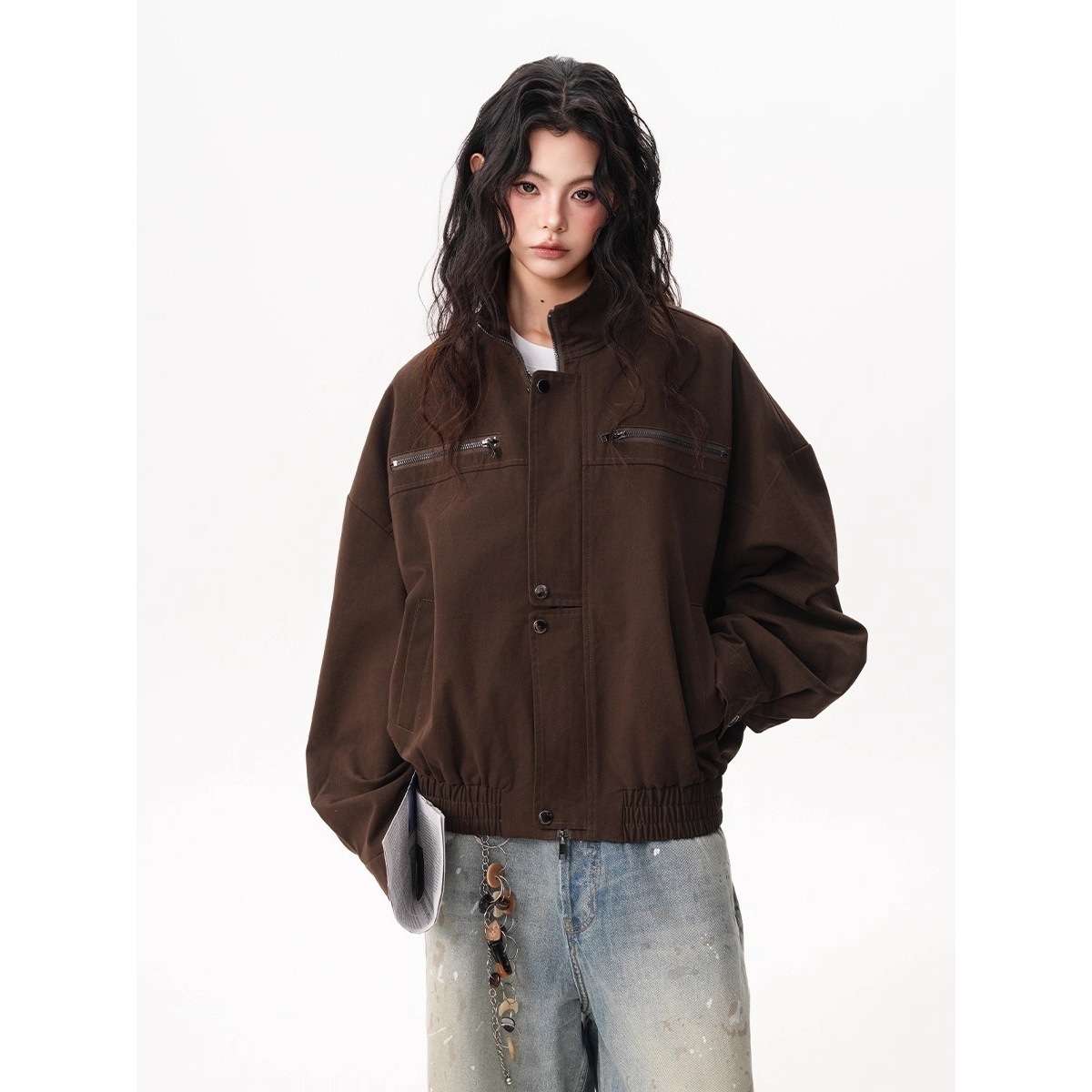 Damen Vintage Arbeitsjacke, Ut – Women'S Fashion Utility Jacket Bewertung und Preis