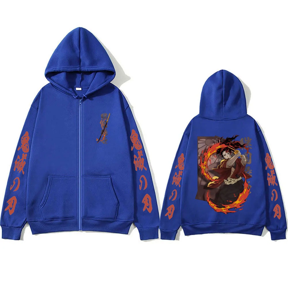 Neue Demon Slayer Tsugikuni Yo – Women'S Fashion Zip Hoodie Bewertung und Preis