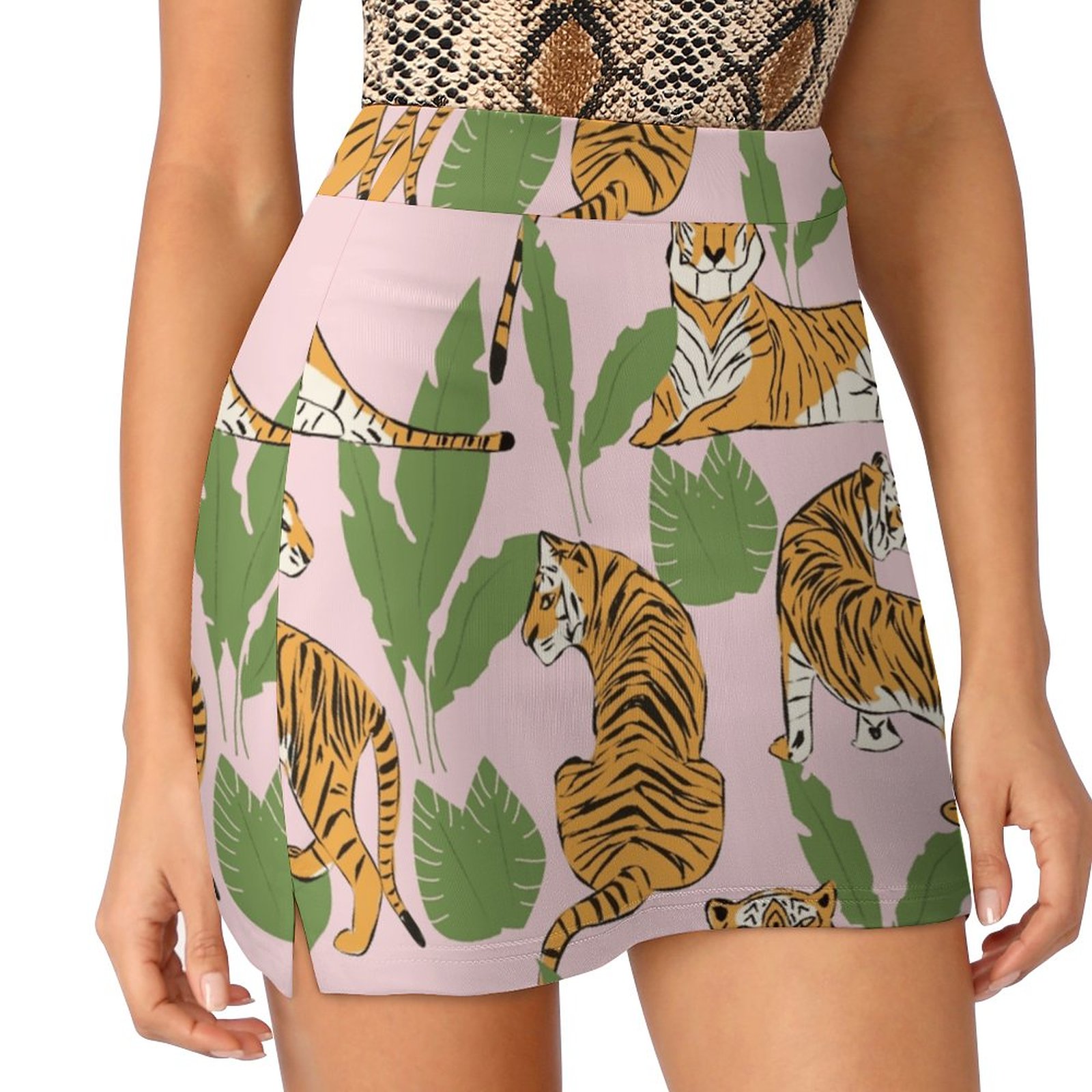 Tiger-Muster 008, Damenrock, ä – Women Fashion Vector Bewertung und Preis